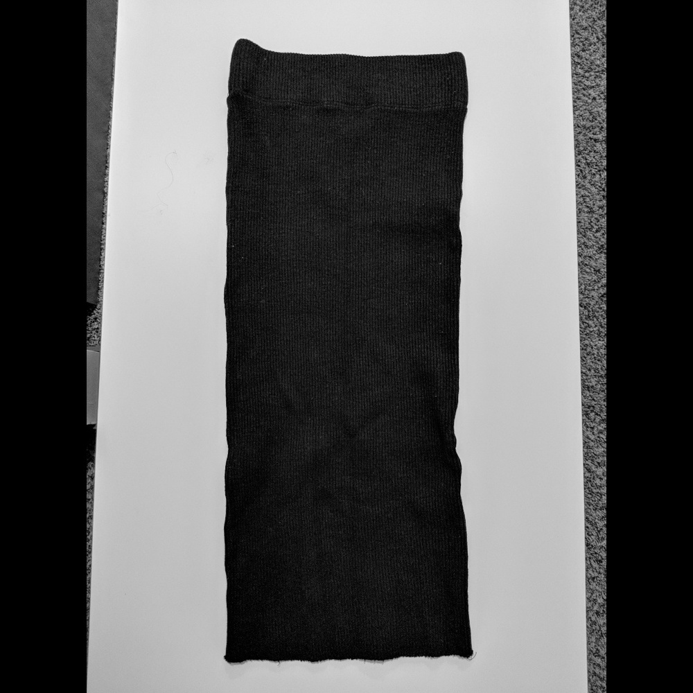 James Perse Heavy Rib Skinny Skirt